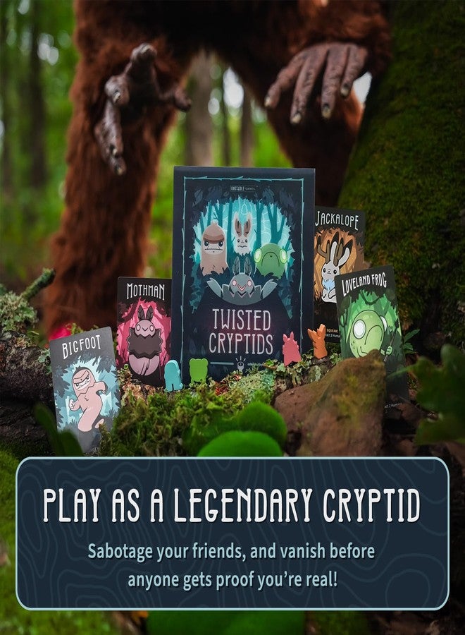 Unstable Games لعبة Unstable Games Twisted Cryptids اللوحية - لعبة بطاقات استراتيجية للكبار والصغار - ألعاب لوحية عائلية من 2 إلى 4 لاعبين، من عمر 12 عامًا فما فوق - من مبتكري Unstable Unicorns و Here to Slay - Image 2